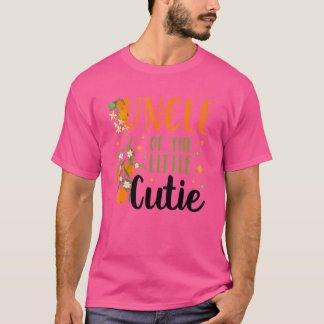Camiseta Tio Little Cutie Chá de fraldas primeiro aniversar