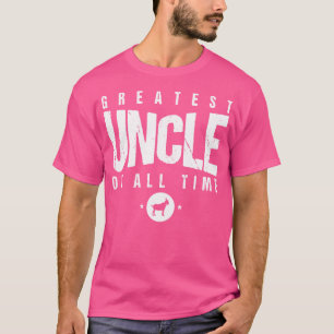 Camiseta Tio Maior de Todos os Tios do Tempo Um Melhor Tio