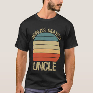 Camiseta Tio mais bonito do mundo / Tio engraçado dizendo 