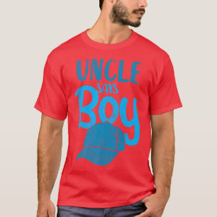 Camiseta Tio Mens Diz Revelação de Gênero