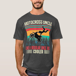 Camiseta Tio Motocross Como Um Tio Regular Mas Mais Frio