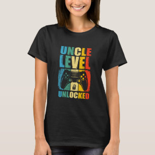 Camiseta Tio Nível Desbloqueado Subiu De Nível Para Tio Pro