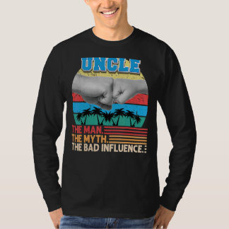 Camiseta Tio O Homem Mite A Má Influência Do Dia Do Pai