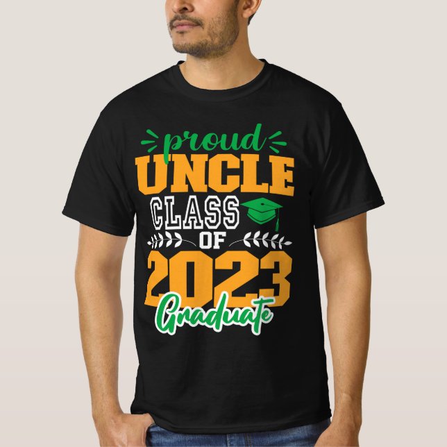 Camiseta TIO Orgulhoso da Classe 2023 MODERN SCRIPT FORMAND (Frente)