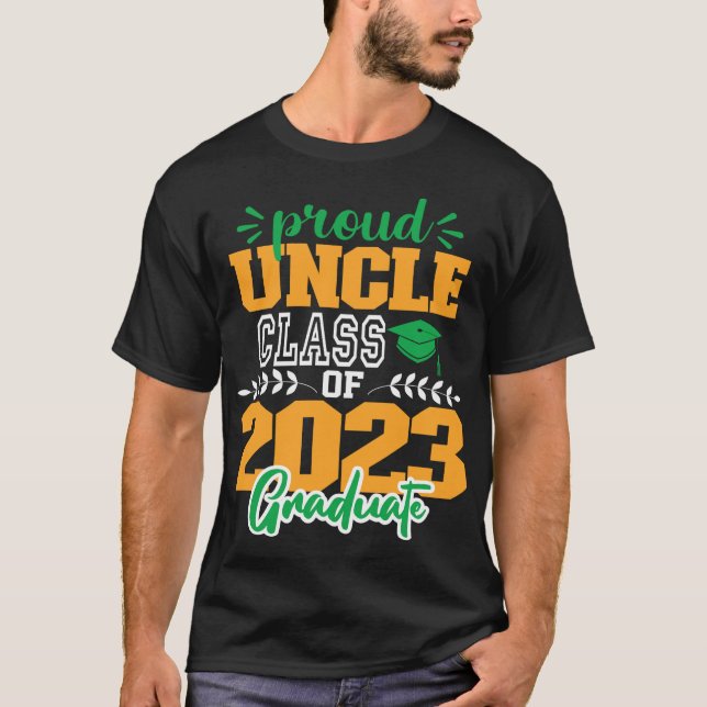 Camiseta TIO Orgulhoso da Classe 2023 MODERN SCRIPT FORMAND (Frente)
