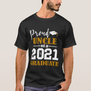 Camiseta Tio Orgulhoso de um Formando Branco 2021