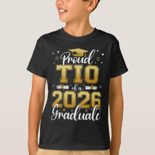 Camiseta Tio Orgulhoso De Um Graduando Da Turma De 2026 Gra