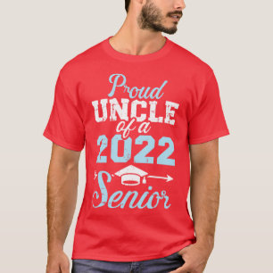 Camiseta Tio orgulhoso de uma turma de graduação de mais ve