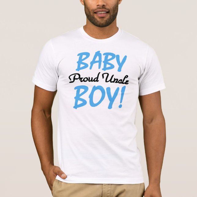 Camiseta Tio orgulhoso do bebé (Frente)