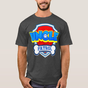 Camiseta Tio Patrol Dog Engraçado Festa de aniversário de
