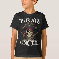 Tio pirata engraçado crânio família fantasia combi