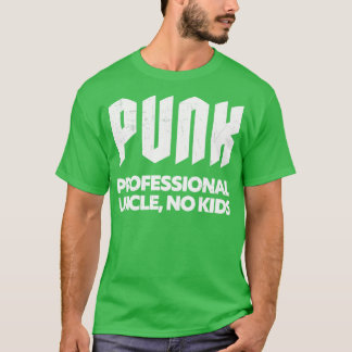Camiseta Tio Profissional de Punk Sem Crianças Punk Rock De