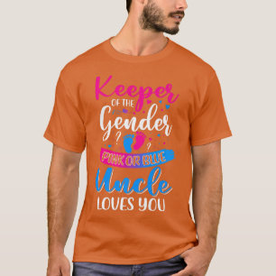 Camiseta Tio Rosa Ou Azul Te Ama Mantendo A Revelação De Gê