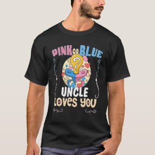 Camiseta Tio Rosa ou Azul Te Ama O Melhor Tio Nunca
