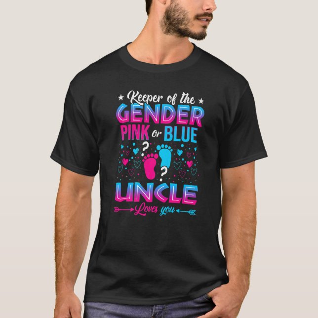 Camiseta Tio Rosa Ou Azul Te Ama Sexo Reveal 1 (Frente)
