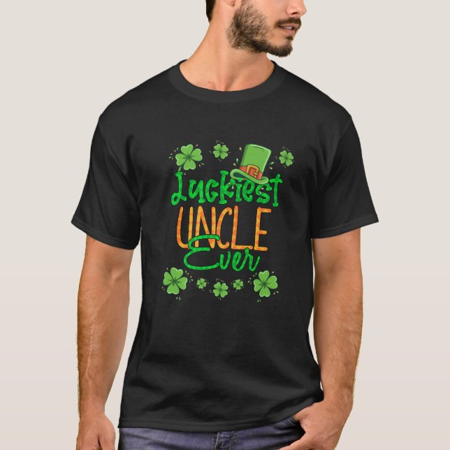 Camiseta Tio Rua Patrick Day Feliz Tio Nunca Rua Patrona (Frente)