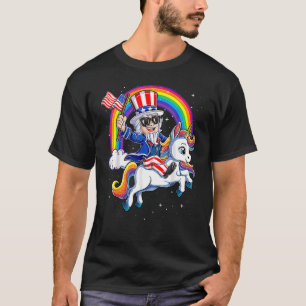 Camiseta Tio Sam 4 De Julho Mericorn Men U