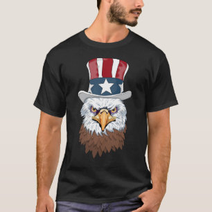 Camiseta Tio Sam Águia Careca Americana