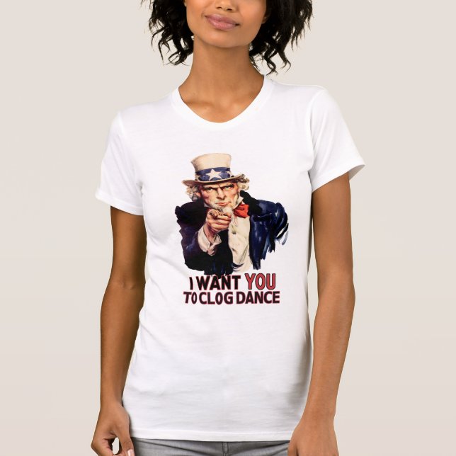 Camiseta Tio Sam Clogging Dance (Frente)