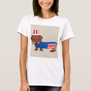 Camiseta Tio Sam Dachshund
