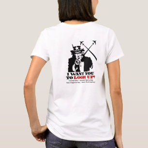 Camiseta Tio Sam diz Pare com as Estrias Químicas