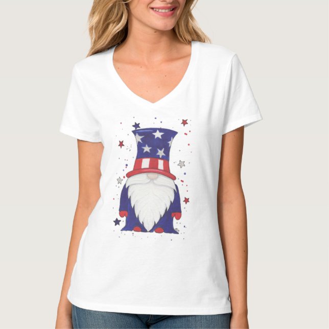 Camiseta Tio Sam Gnomo (Frente)