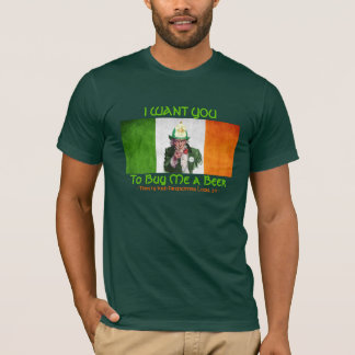 Camiseta Tio Sam irlandês do sapador-bombeiro