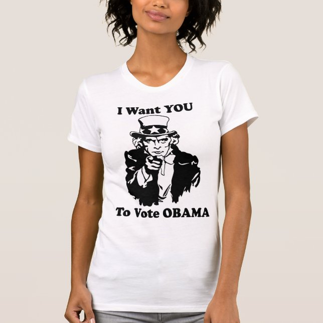 Camiseta Tio Sam Obama (Frente)