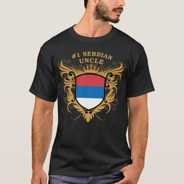 Camiseta Tio sérvio do número um (Frente)