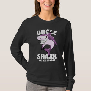 Camiseta Tio Shark Doo Mamãe Tia Pai Bebê