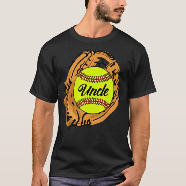 Camiseta Tio Softball Luvas Softball E Tio Amor (Frente)