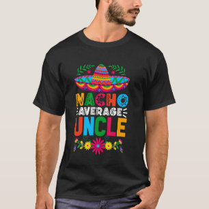 Camiseta Tio Sombrero Feliz Cinco De Nacho Engraçado Médio