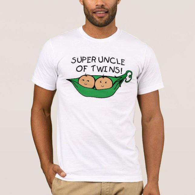 Camiseta Tio super do vagem dos gêmeos (Frente)