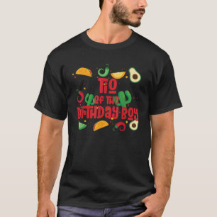 Camiseta Tio Taco Twosday Fiesta Taco Aniversário Theme Boy