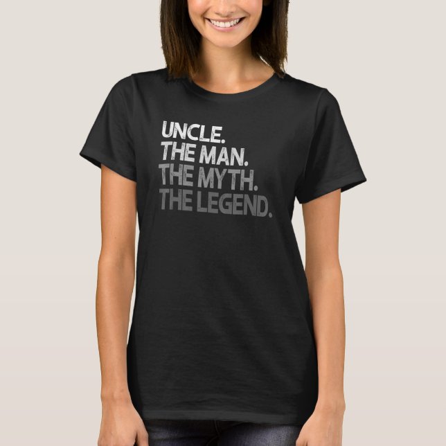 Camiseta Tio The Man Myth Legend (Frente)