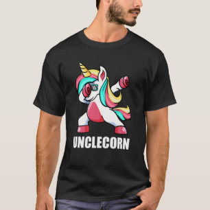 Camiseta Tio Unicorn Engraçado Desclecorn Tee Dab Birthday 