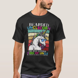 Camiseta Tio Unicorn Homens Inclecorados, Engraçado