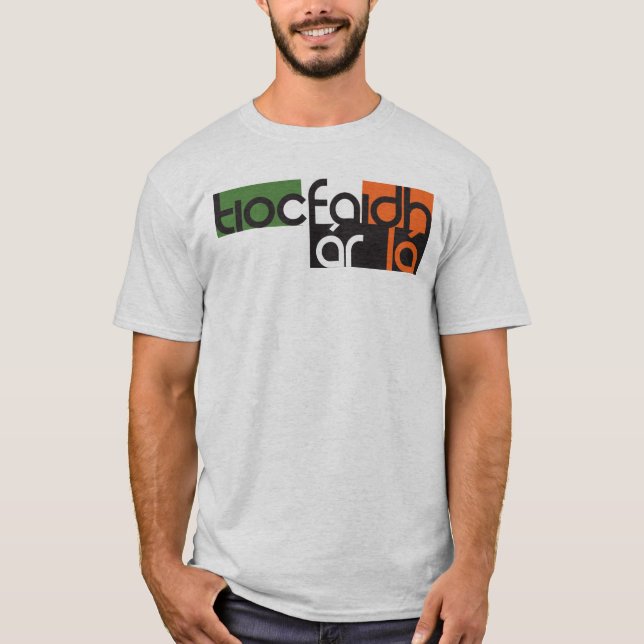 Camiseta tiocfaidh ár lá irish mens tshirt (Frente)