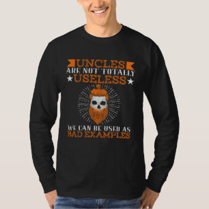 Camiseta Tios Exemplos Ruins Totalmente Inúteis Dia dos Pai