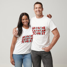 Camiseta Típica da bandeira do torneio canadense incrível