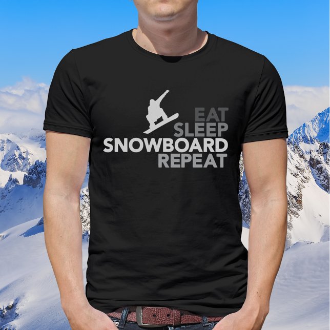 Camiseta Típica de Cinzas de Trendy Legal para o Sleep Snow (Criador carregado)