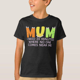 Camiseta Típica de Mãe do Dinossauro Colorida Bonita