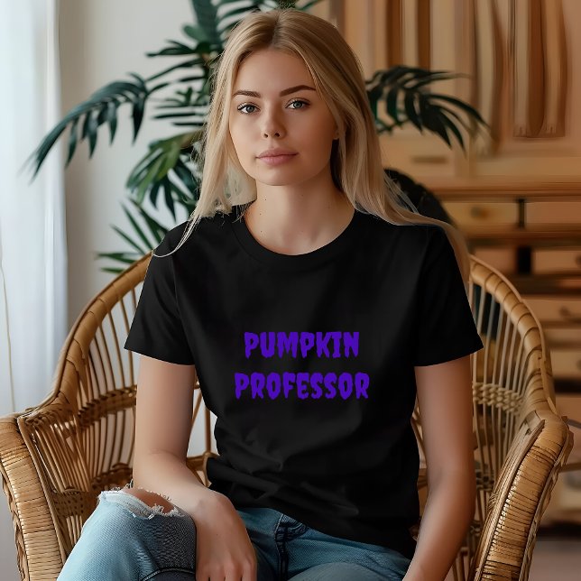 Camiseta Típica de professor roxo de Abóbora (Criador carregado)