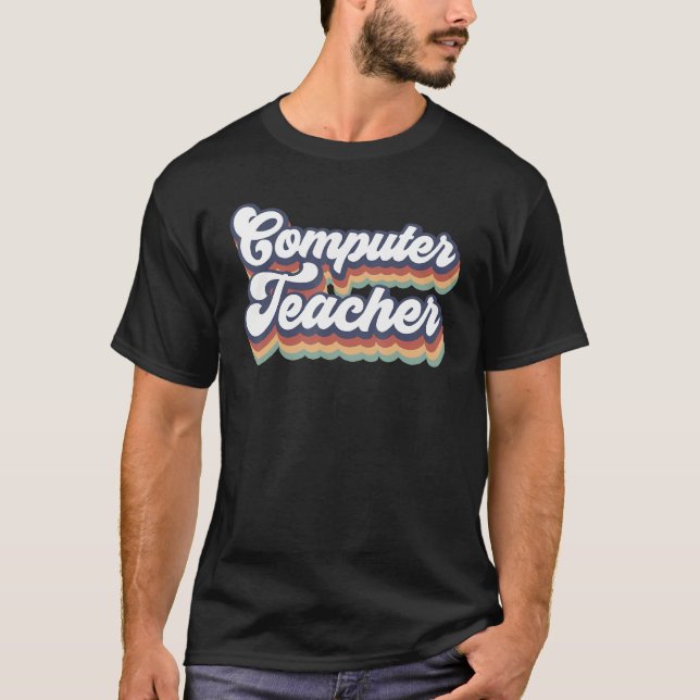 Camiseta Típica De Professores De Computação Bonita De Volt (Frente)