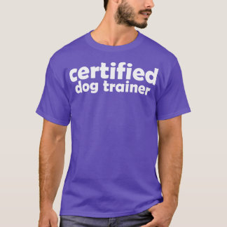 Camiseta Típica de título de trabalho de treinador de cães 