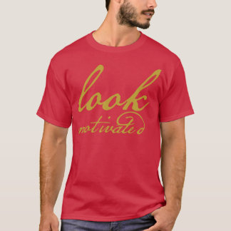 Camiseta Típica Dourada e motivada
