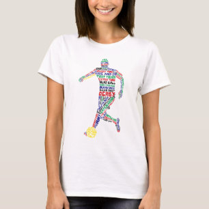 Camiseta Típico de jogador de futebol - Camisa-T