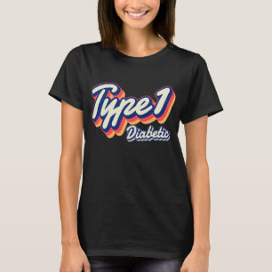 Camiseta Tipo 1 Diabetes T1d