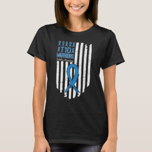 Camiseta Tipo 1 Guerreiro do Diabetes T1D Consciência Mês F