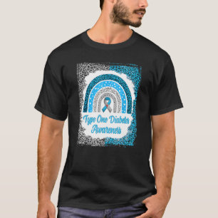 Camiseta Tipo 1 Sensibilização para a Diabetes Branqueada R